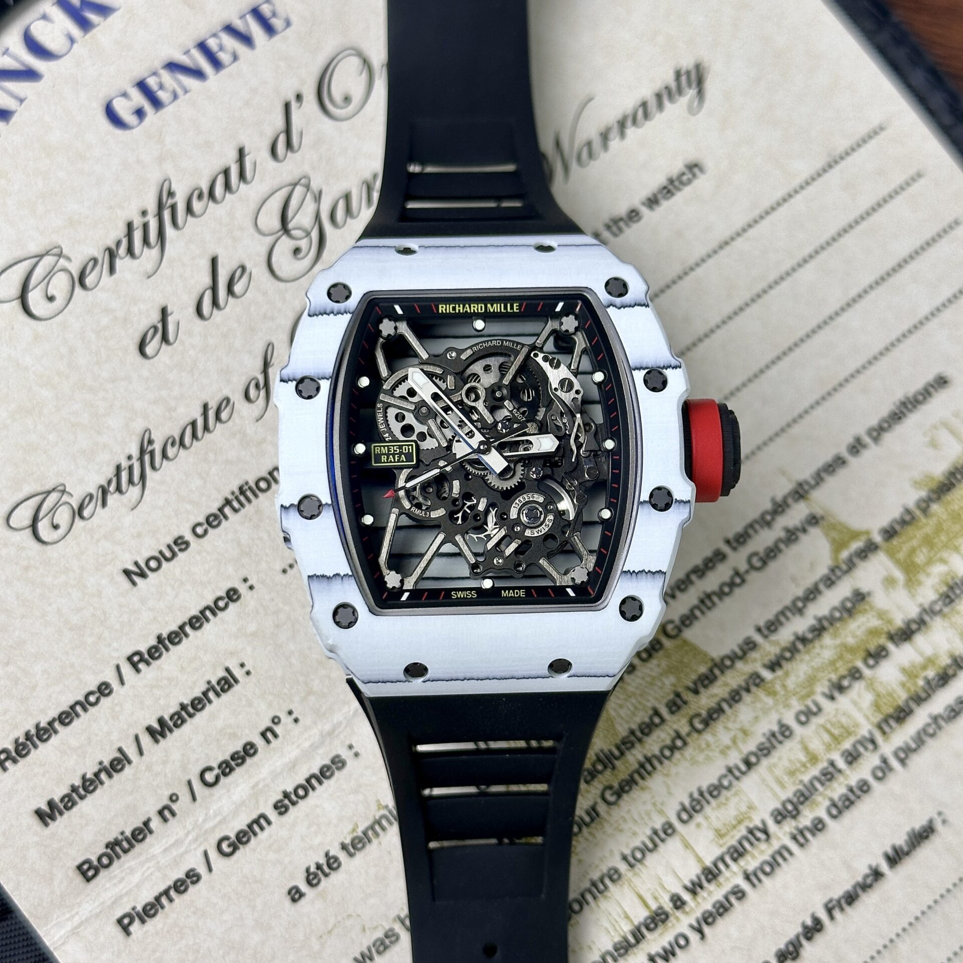Richard Mille RM35-01 Rafael Nadal Replica Watch BBR Factory 42mm - Soul Replicas