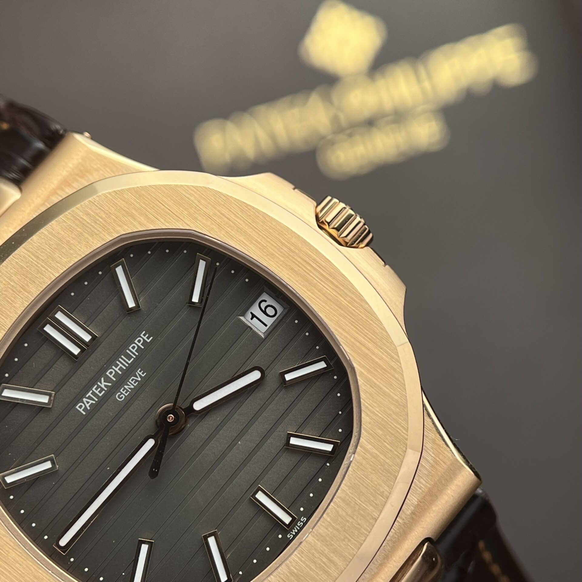 Patek Philippe Nautilus 5711 Replica Watch Leather Strap 3K Factory 40mm - Soul Replicas
