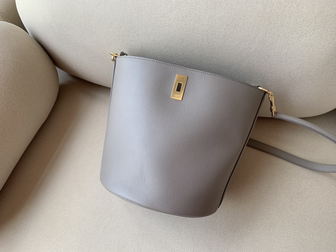 Celine Bucket 16 Bag Grey For Women 10in/25cm   - Soul Replicas