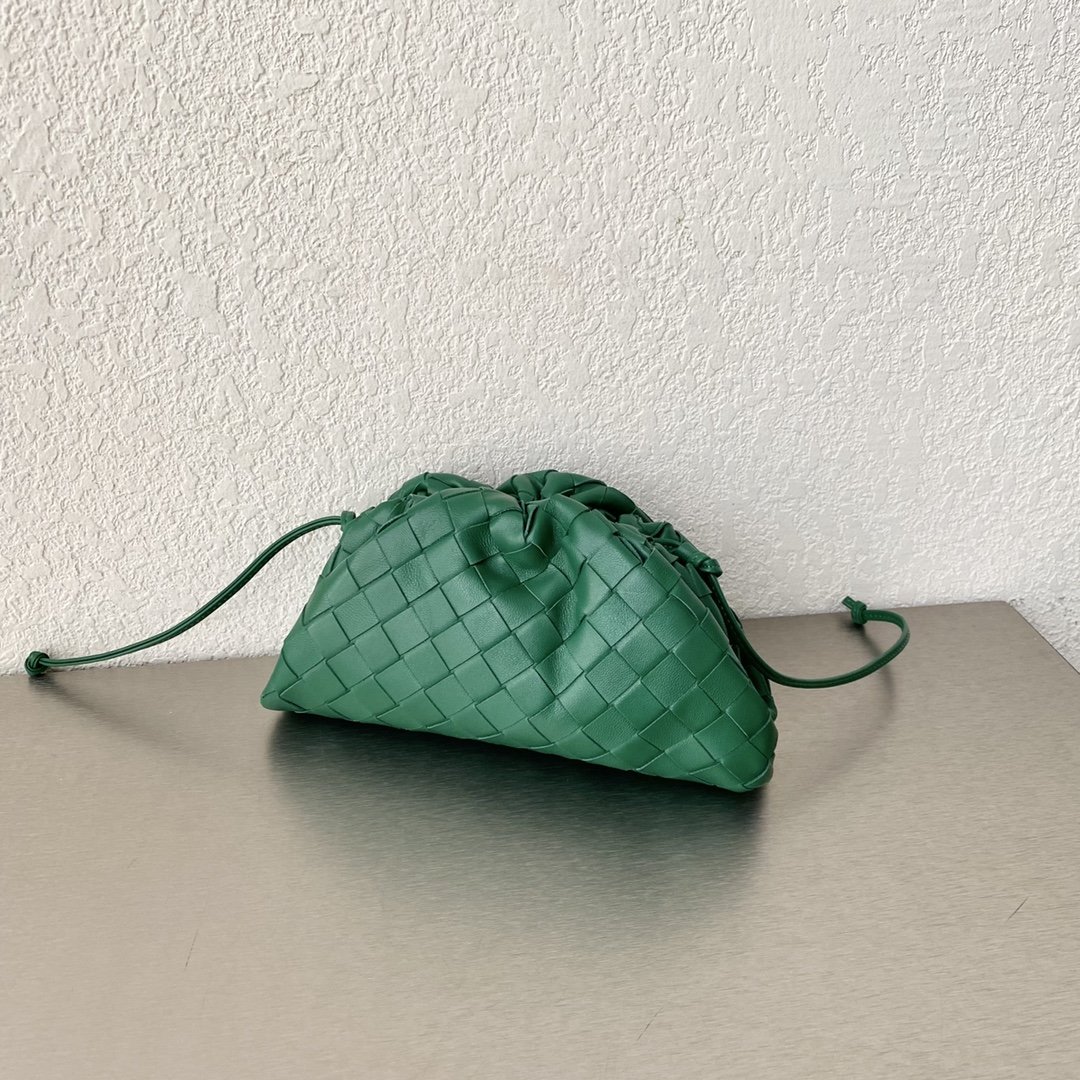 Bottega Veneta Mini Pouch Green. For Women. Women-s Bags 8.6in/22cm - Soul Replicas