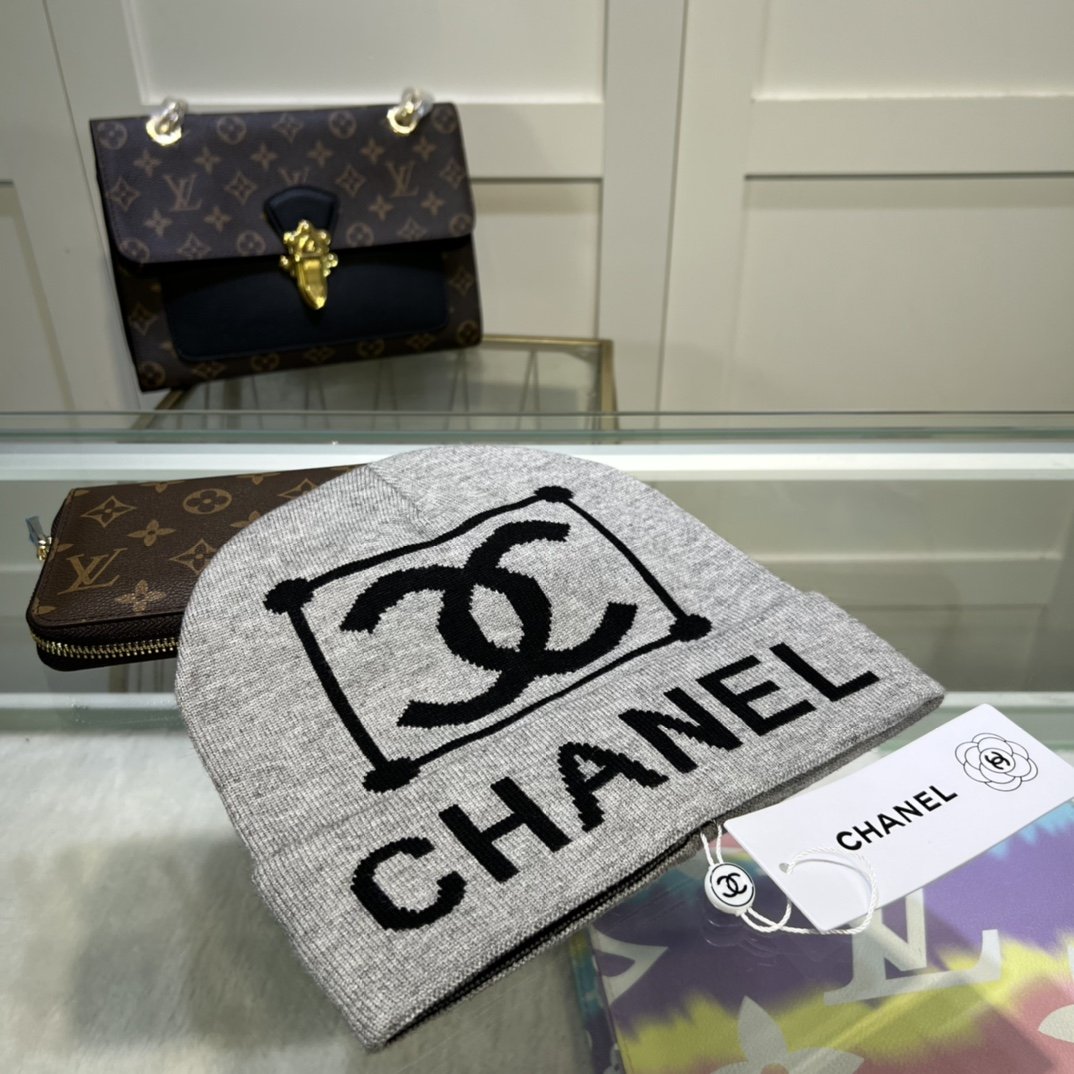 Chanel Beanie In Grey - Soul Replicas