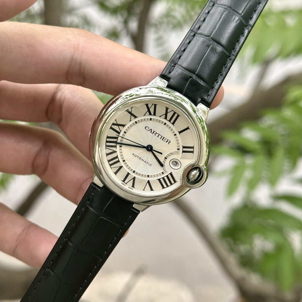 Cartier Replica Watch Ballon Bleu Leather Strap AF Factory 42mm - Soul Replicas