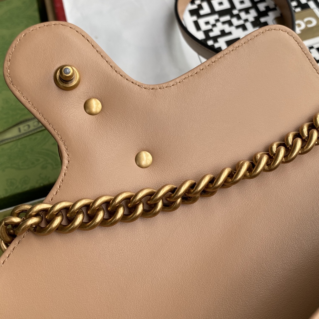 Gucci Marmont Mini Top Handle Bag Beige For Women. Women-s Bags 8.3in/21cm Gucci - Soul Replicas