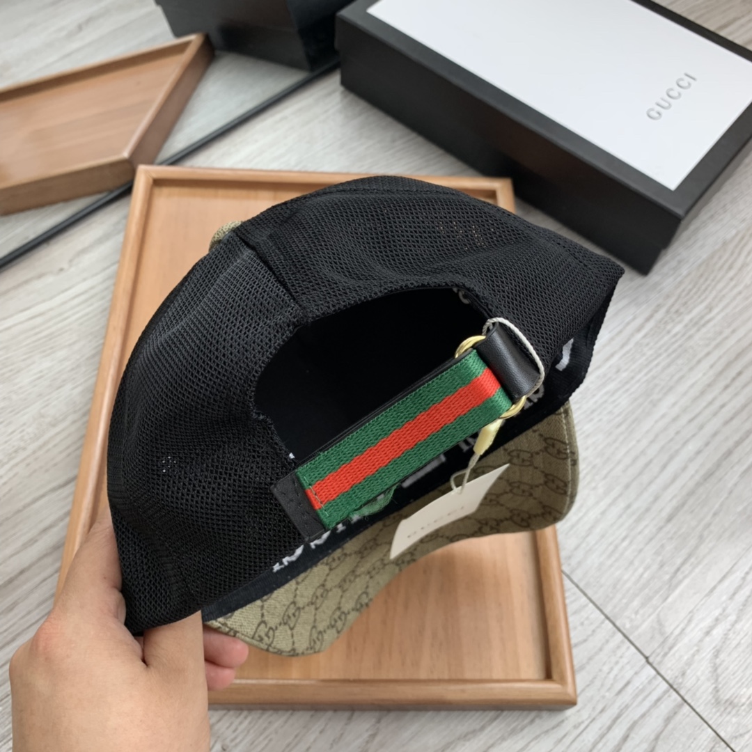 Gucci Canvas Baseball Cap Black - Soul Replicas