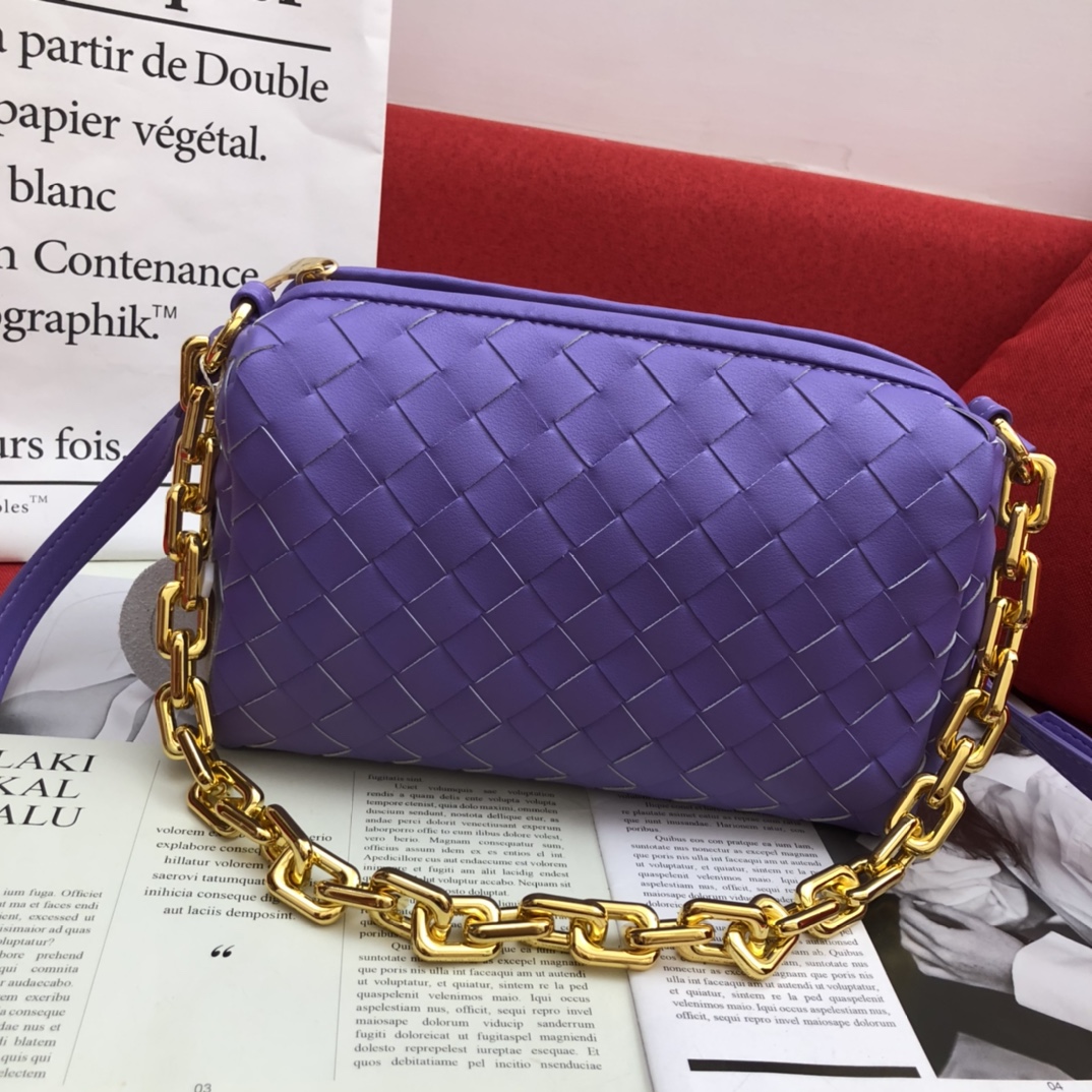 Bottega Veneta Crossbody Bag Violet. For Women. Women-s Bags 9.4in/24cm - Soul Replicas