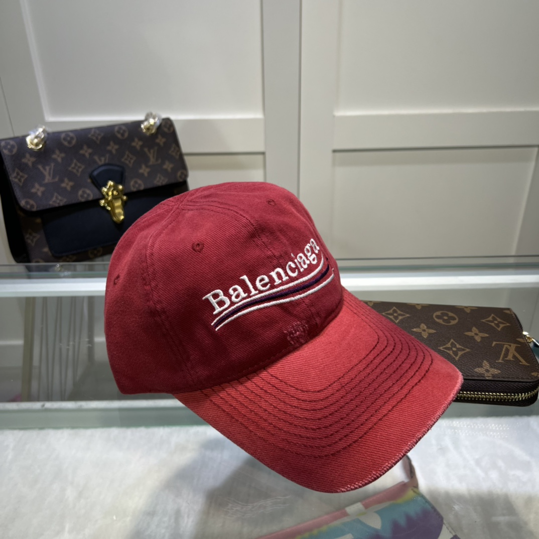 Balenciaga Political Campaign Cancelled Red Cap - Soul Replicas