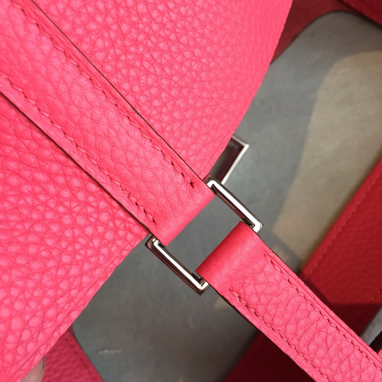 Hermes Picotin Lock 18 Light Pink Clemence Palladium Hardware For Women 7.5in/19cm - Soul Replicas