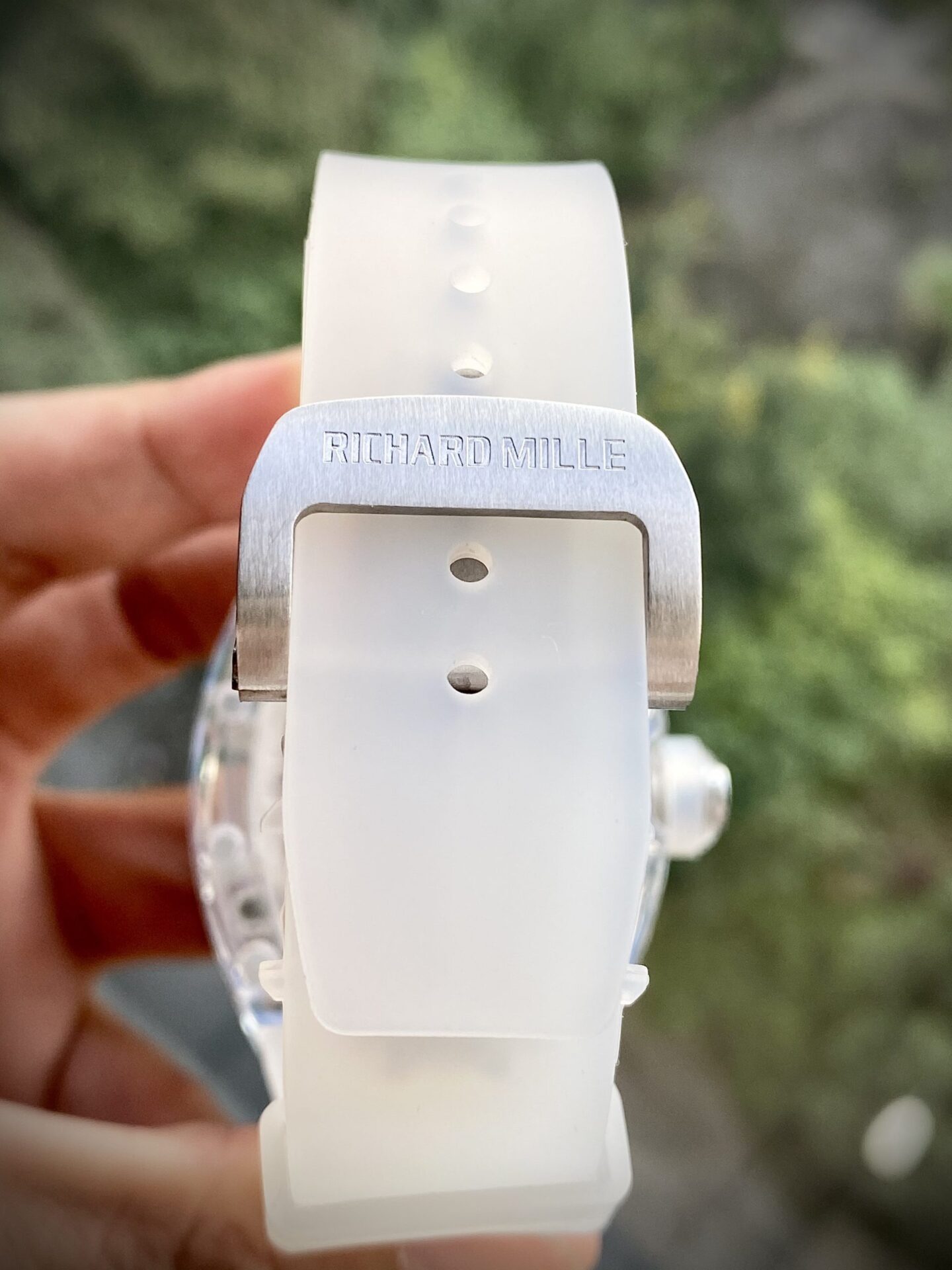 Richard Mille Replica Watch RM12-01 Tourbillon Sapphire Rubber Strap 44mm - Soul Replicas