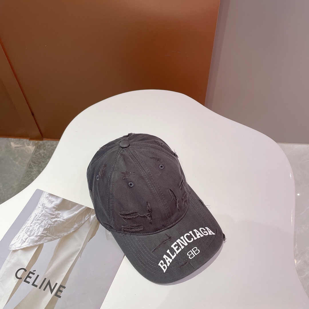 Balenciaga Logo Visor Cap Grey Cap - Soul Replicas