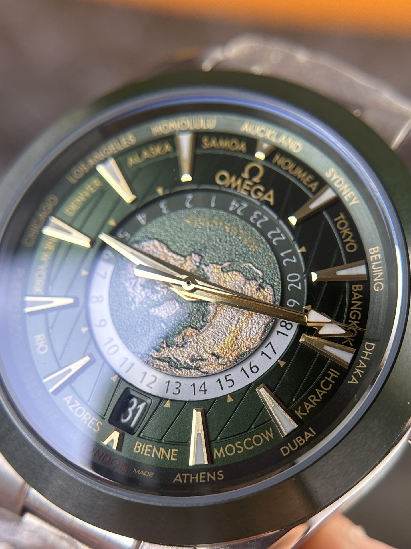 Omega Replica Watch Seamaster Aqua Terra Dial Green 43mm - Soul Replicas