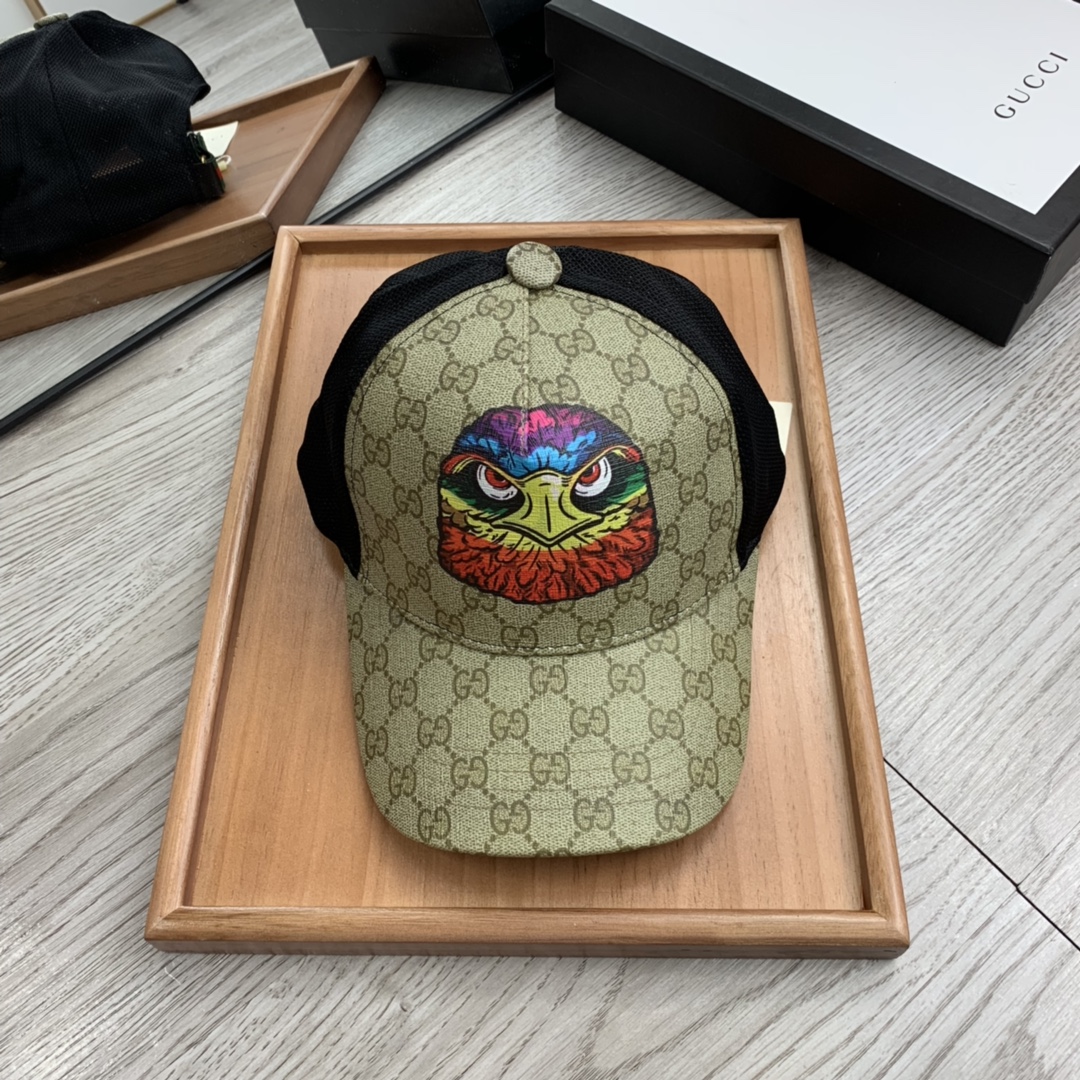 Gucci Canvas Baseball Cap Beige - Soul Replicas