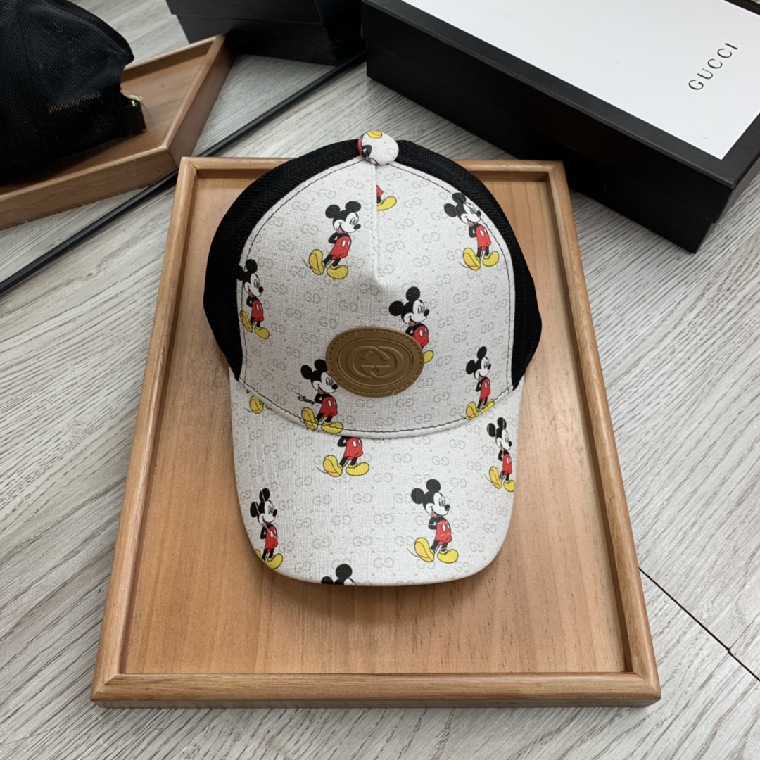 Gucci Canvas Baseball Cap White - Soul Replicas