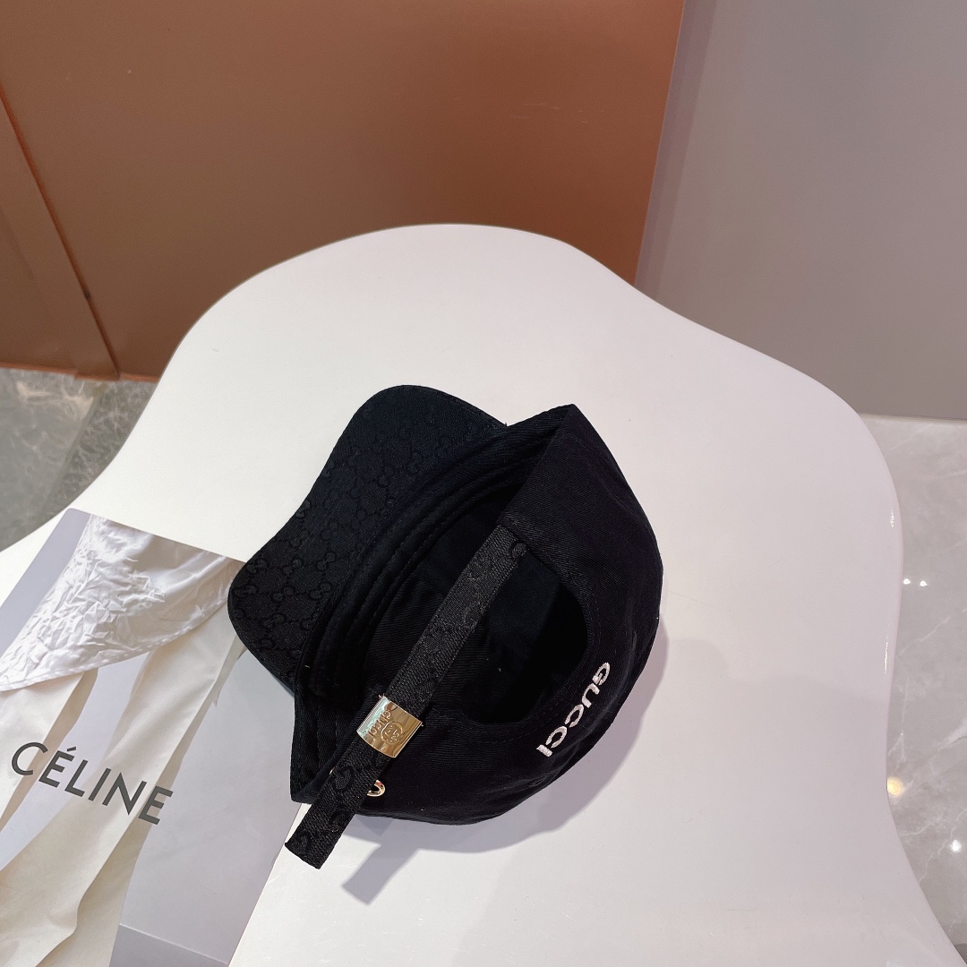 Gucci Baseball Hat Black Gucci Hat - Soul Replicas