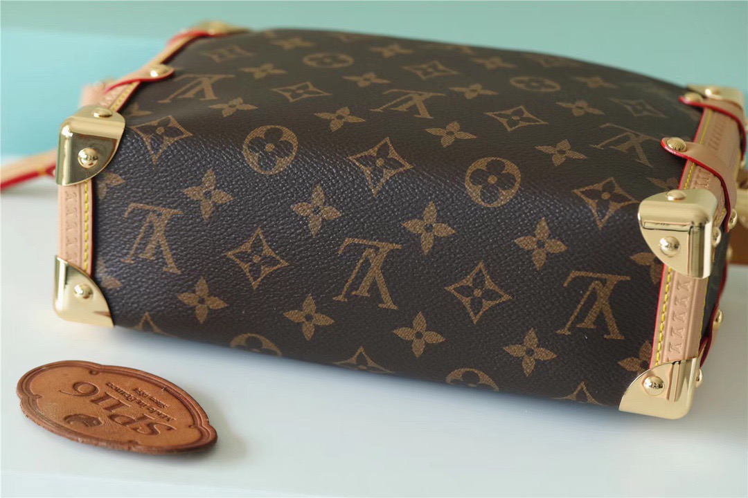 Louis Vuitton Side Trunk PM Monogram Canvas For Women. Women's Bags. Shoulder And Crossbody Bags 8.3in/21cm LV  - Soul Replicas