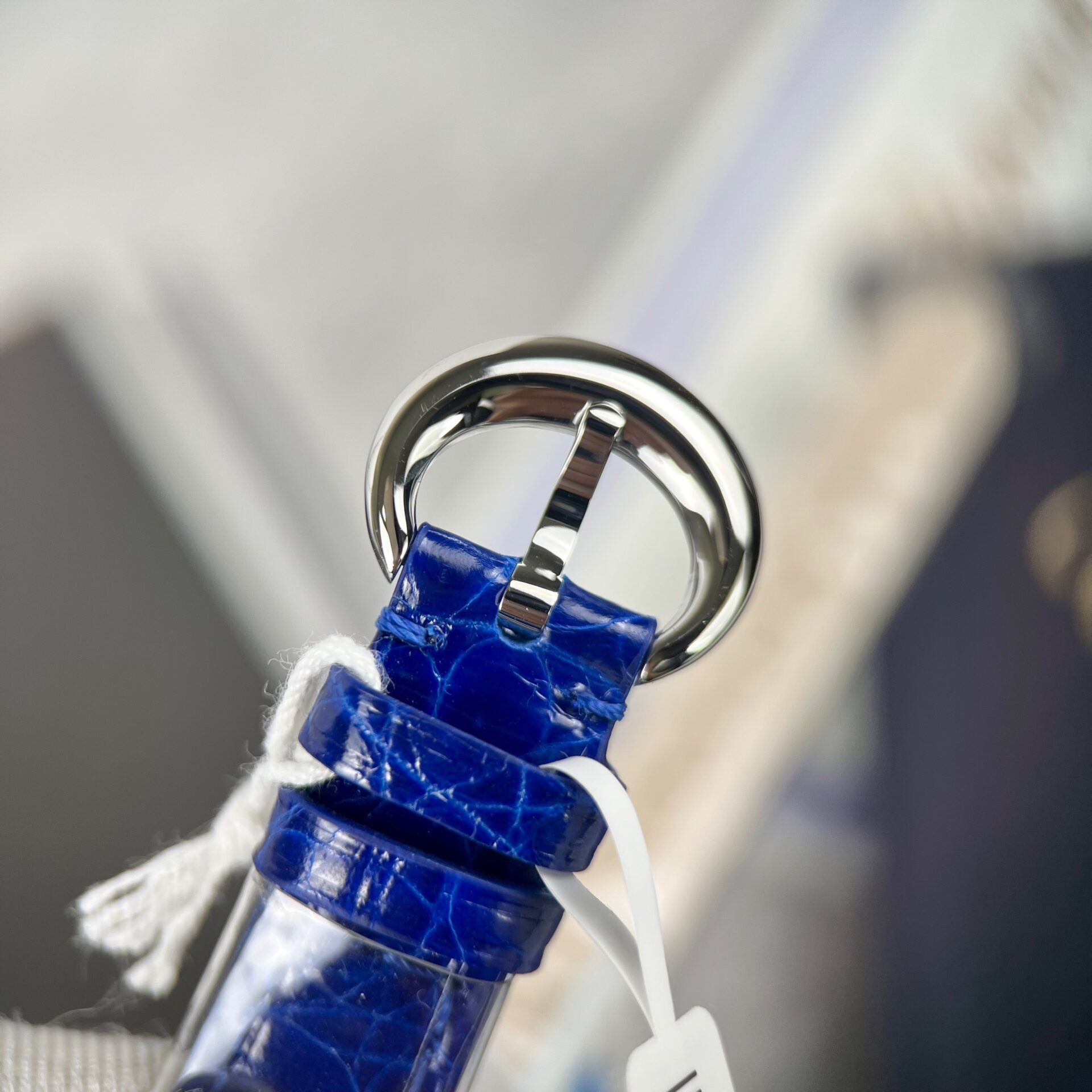 Chopard Women-s Replica Watch With Diamond Moissanite Blue 34mm - Soul Replicas