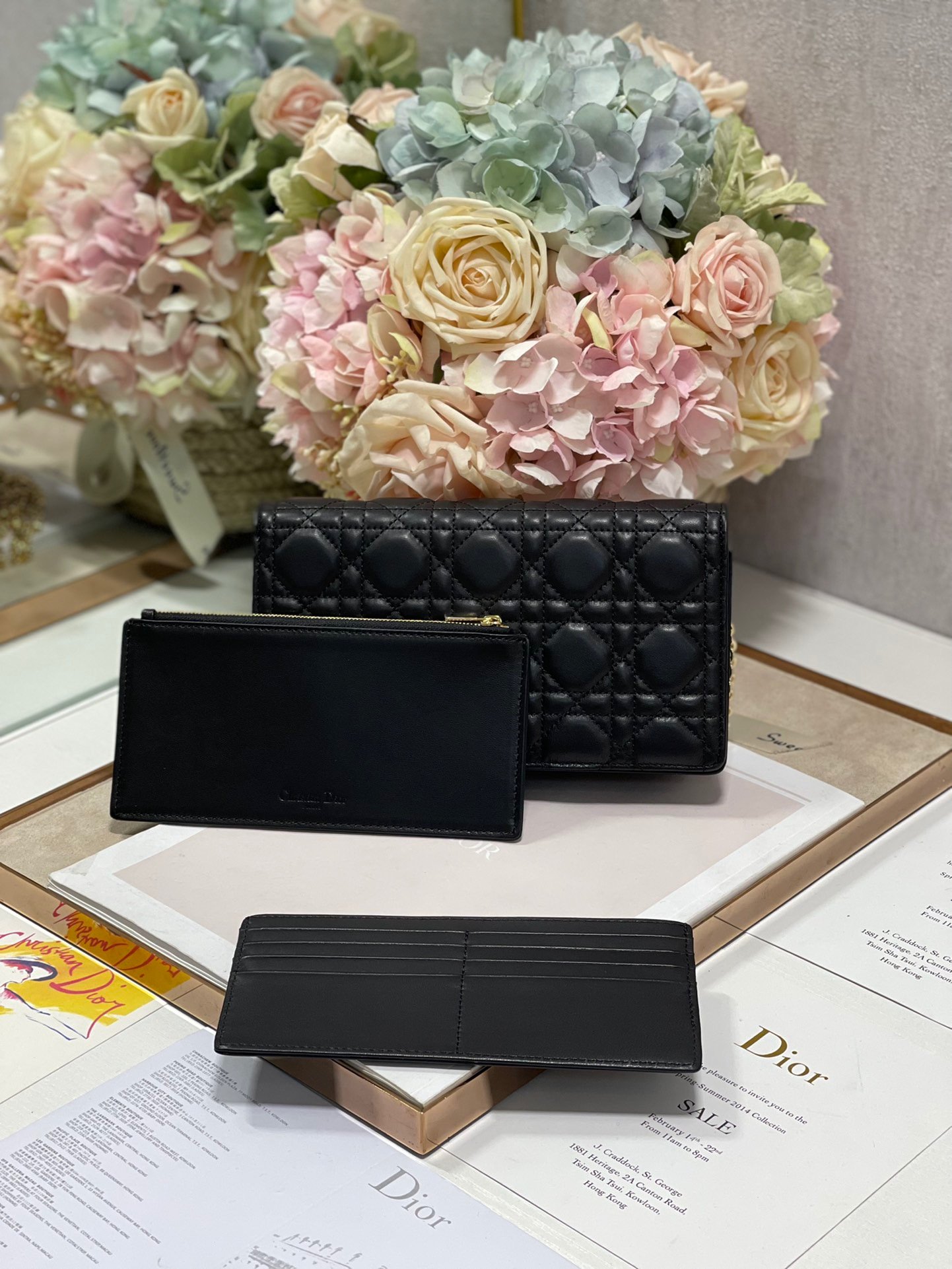 Christian Dior Lady Dior Pouch Black. For Women. Women's Handbags 8.5in/21.5cm CD S0204SLOI_M989 - Soul Replicas
