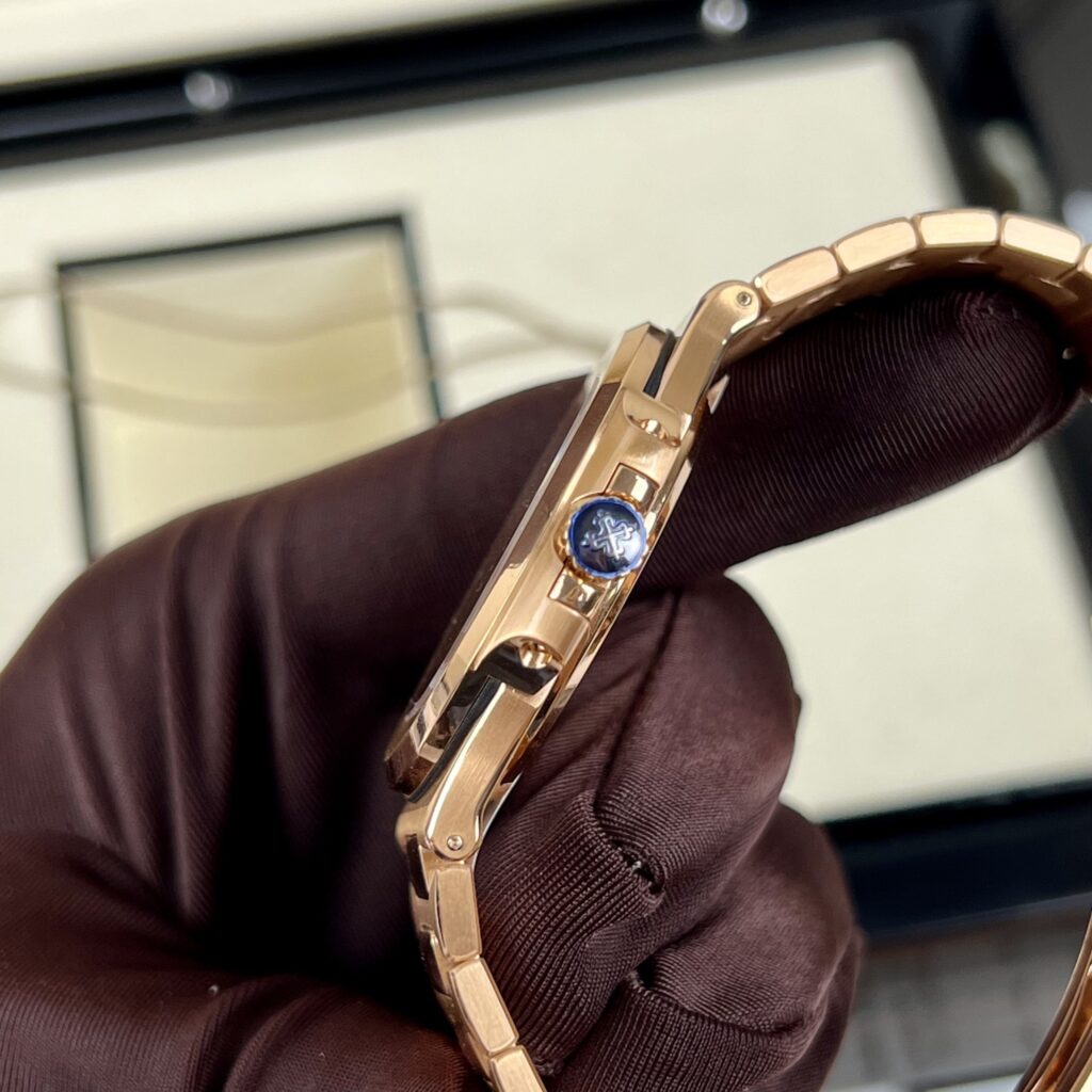 Patek Philippe Best Replica Watch Nautilus 5711 Gold Wrapped Brown Dial 3K Factory 40mm - Soul Replicas