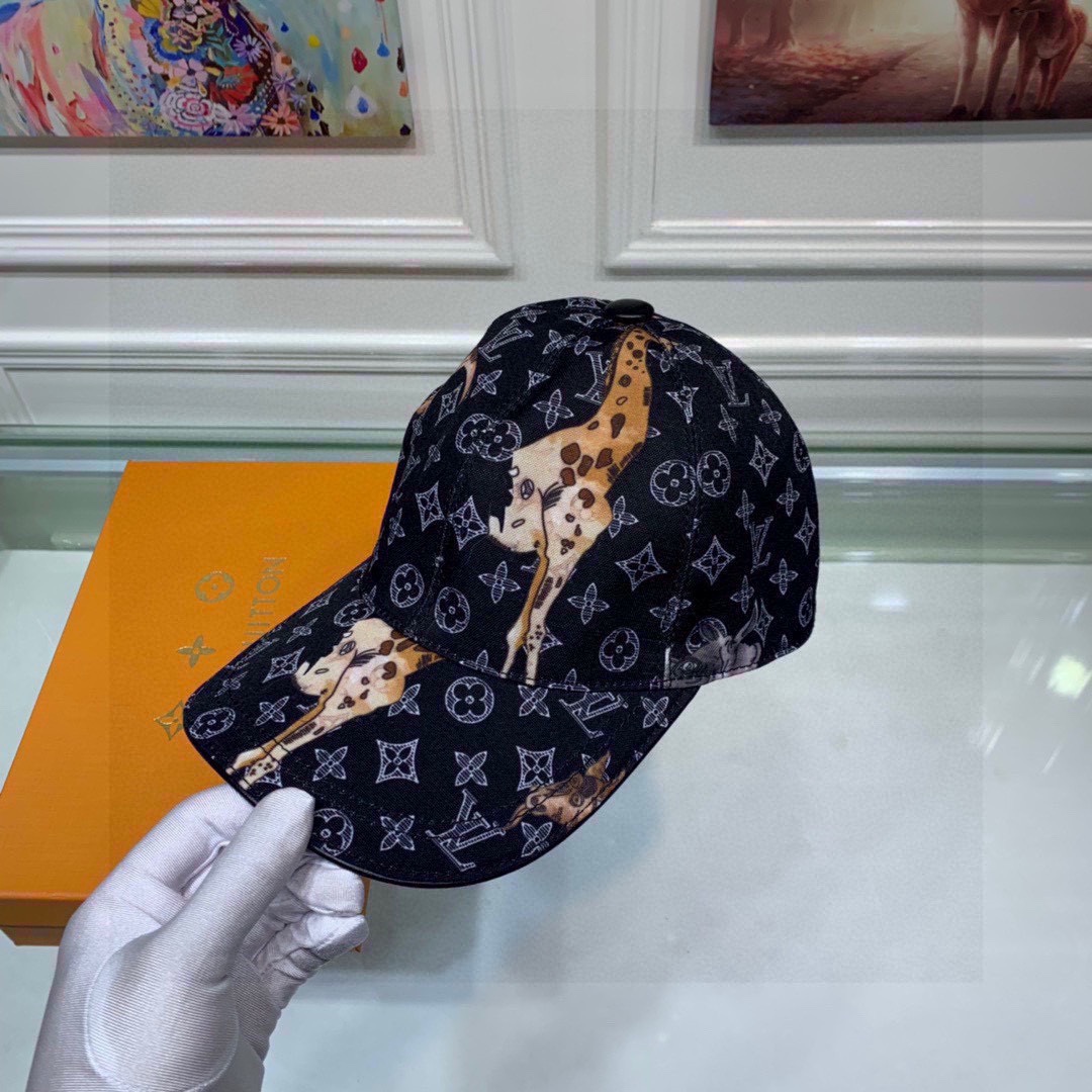 Louis Vuitton Be My Cap Black LV Cap - Soul Replicas