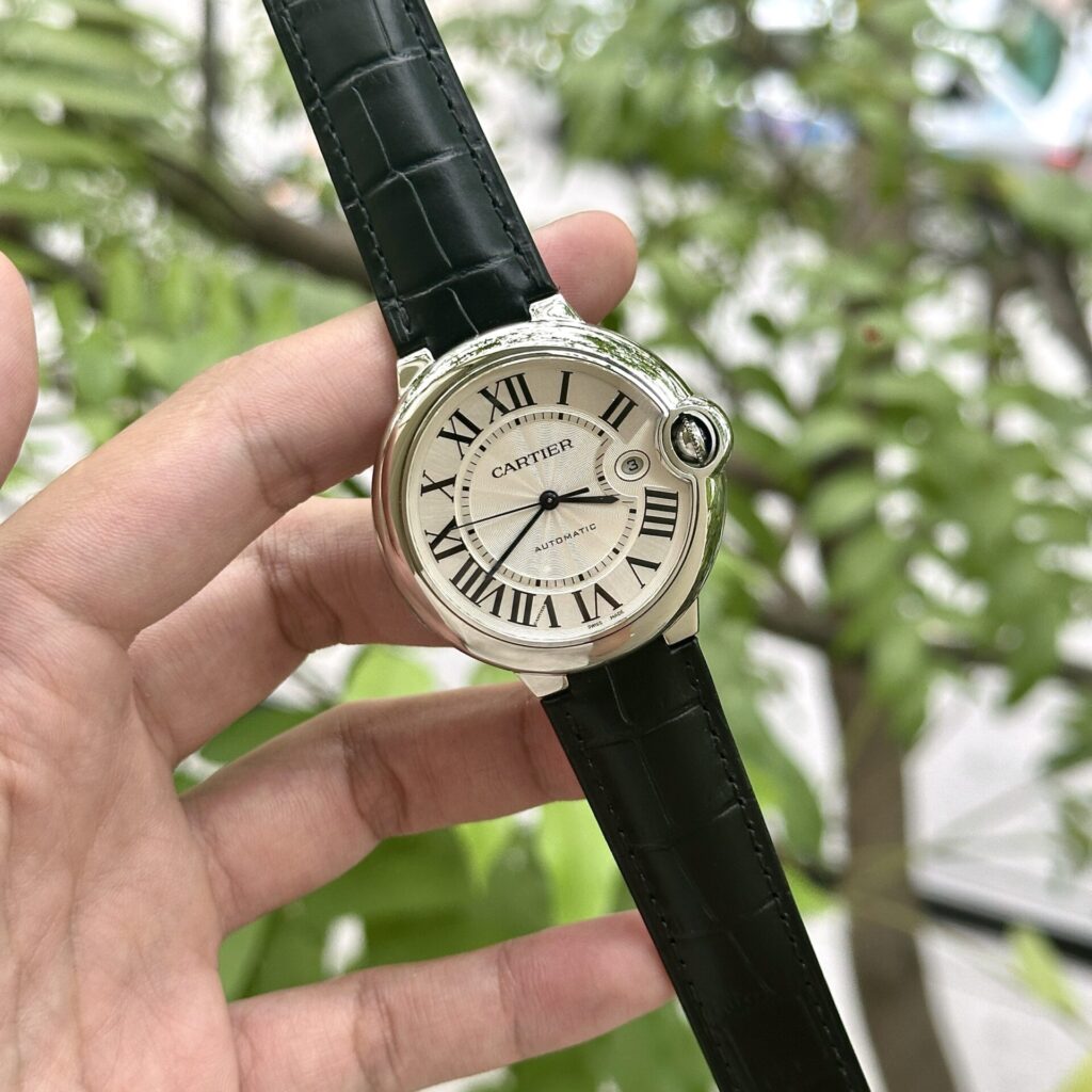 Cartier Replica Watch Ballon Bleu Leather Strap AF Factory 42mm - Soul Replicas
