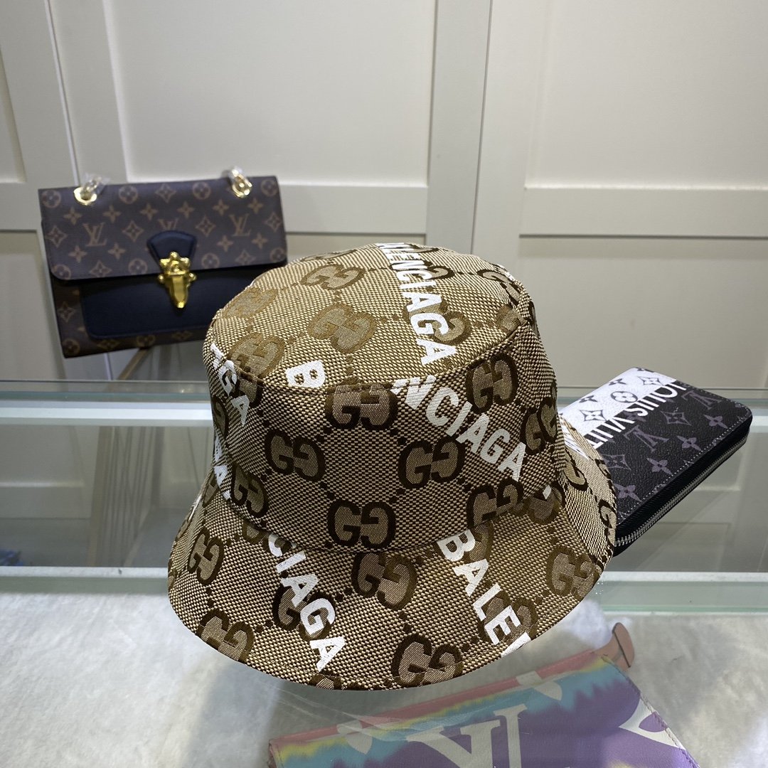 Gucci Canvas Bucket Hat Brown - Soul Replicas