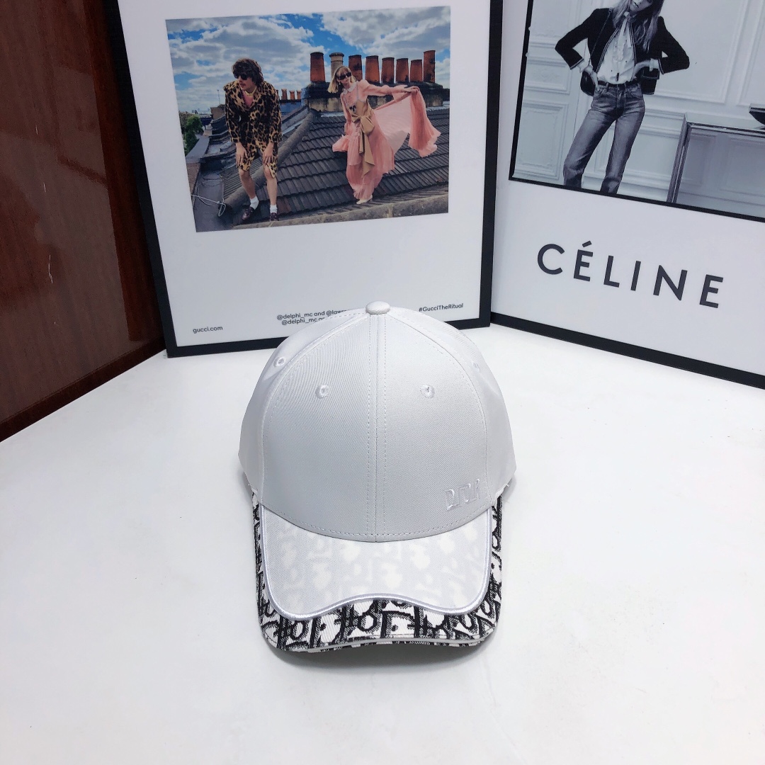 Christian Dior Baseball Cap White Cap - Soul Replicas
