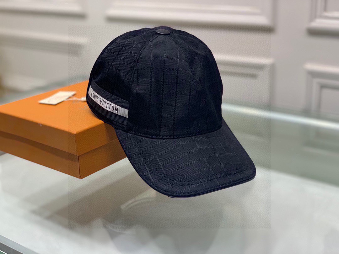 Louis Vuitton Be My Cap Black LV Cap - Soul Replicas