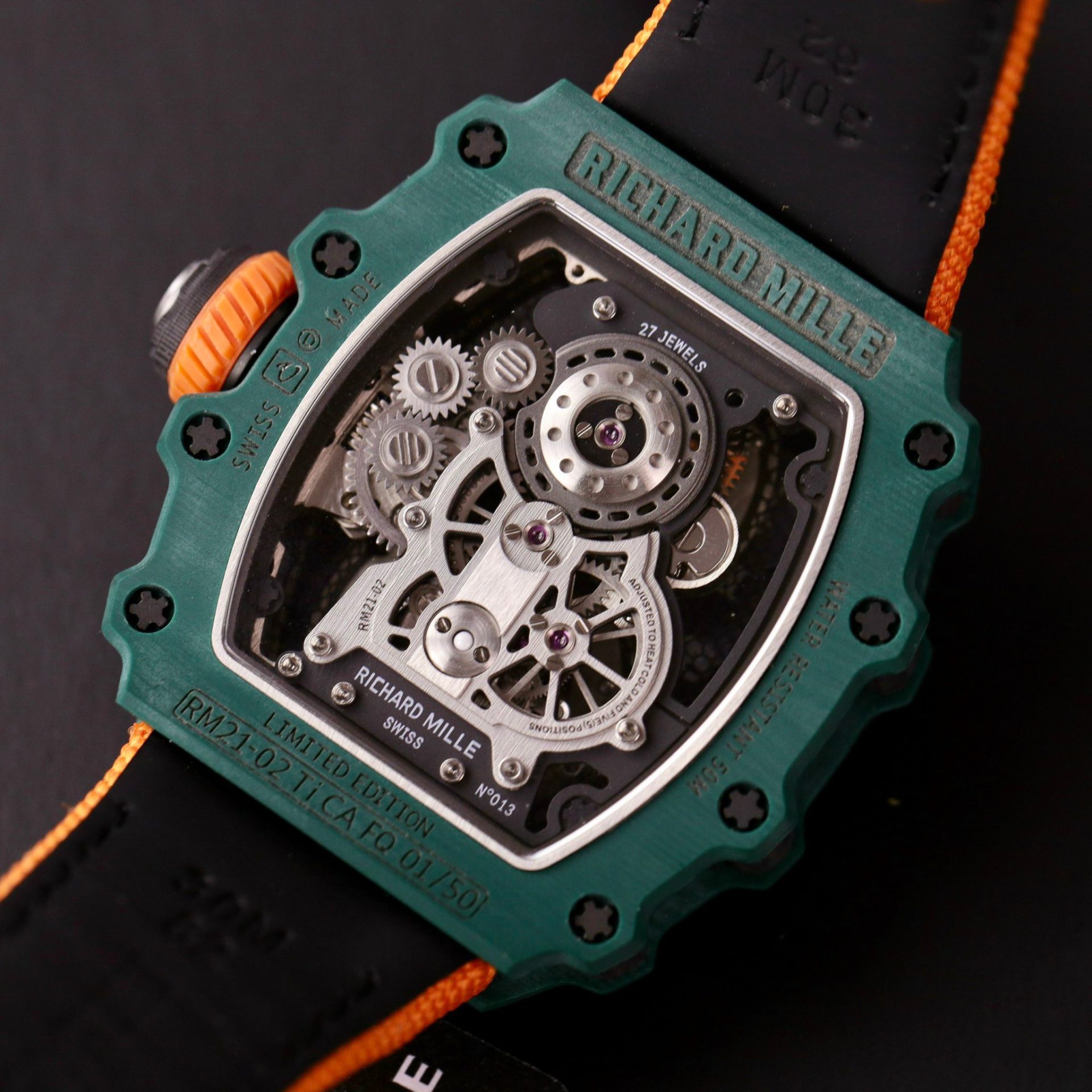 Richard Mille Replica Watch RM21-01 Tourbillon Carbon RM Factory 43mm - Soul Replicas
