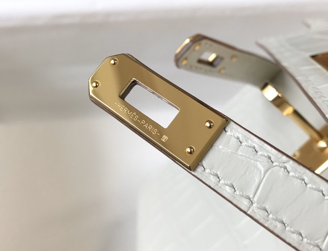 Hermes Mini Kelly 19 Beton Crocodile Bag For Women. Women-s Handbags. Shoulder Bags 7.5in/19cm - Soul Replicas