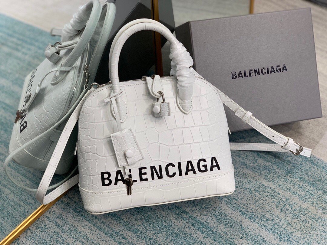 Balenciaga Ville XXS Handbag In White. For Women. Women-s Bags 8.6in/22cm - Soul Replicas