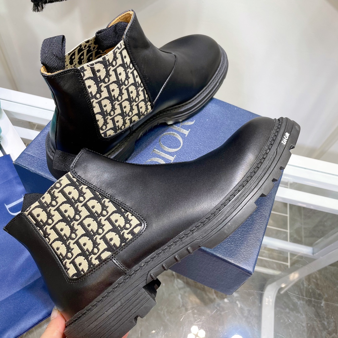 Christian Dior Iron Ankle Boot Black For Women CD - Soul Replicas