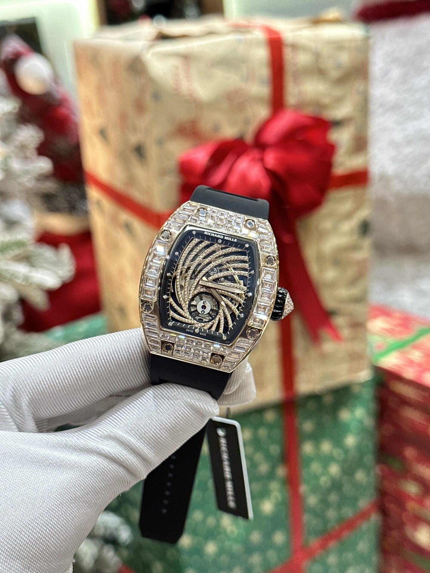 Richard Mille Replica Watch RM51-02 Rose Gold Rubber Strap 40mm - Soul Replicas