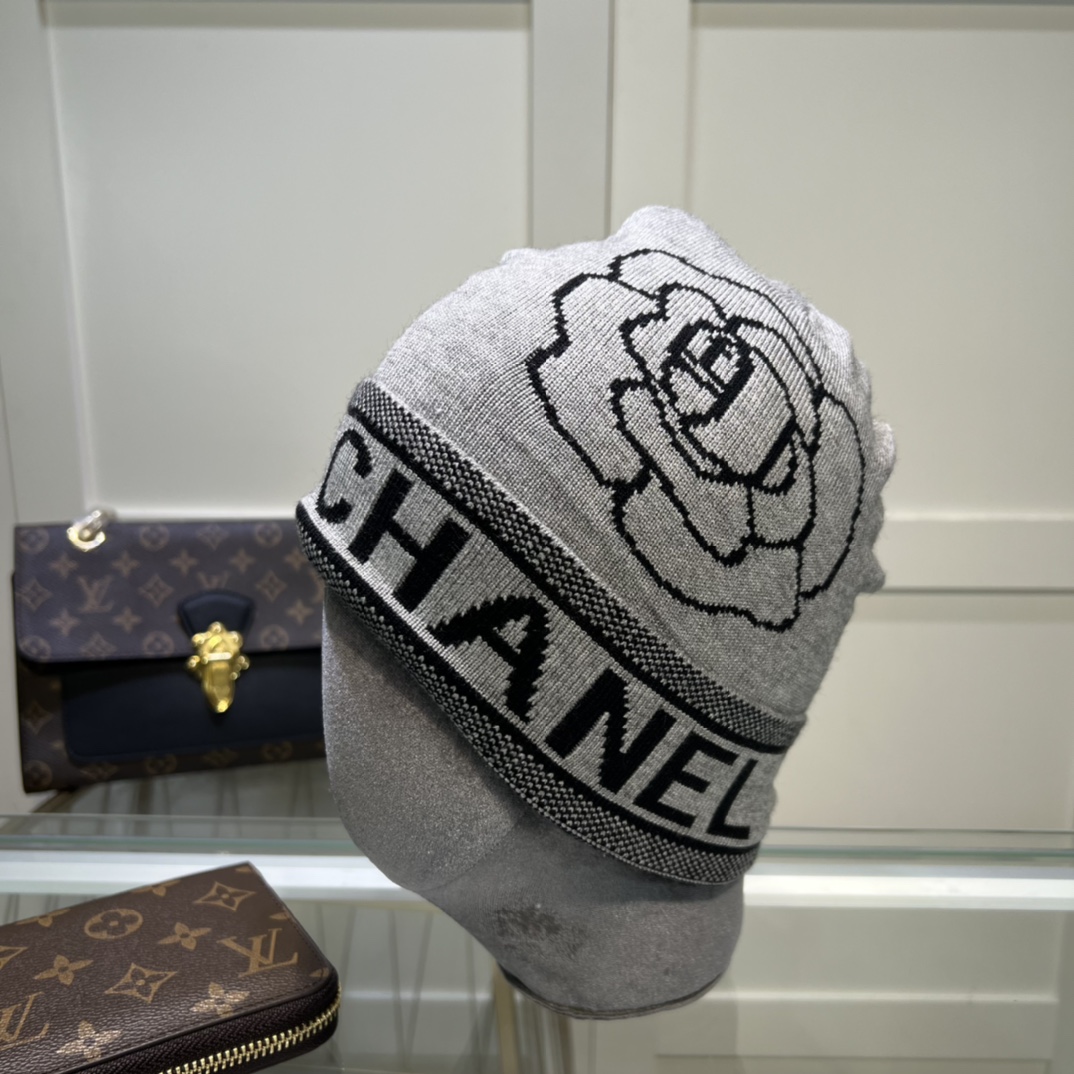 Chanel Beanie In Grey - Soul Replicas