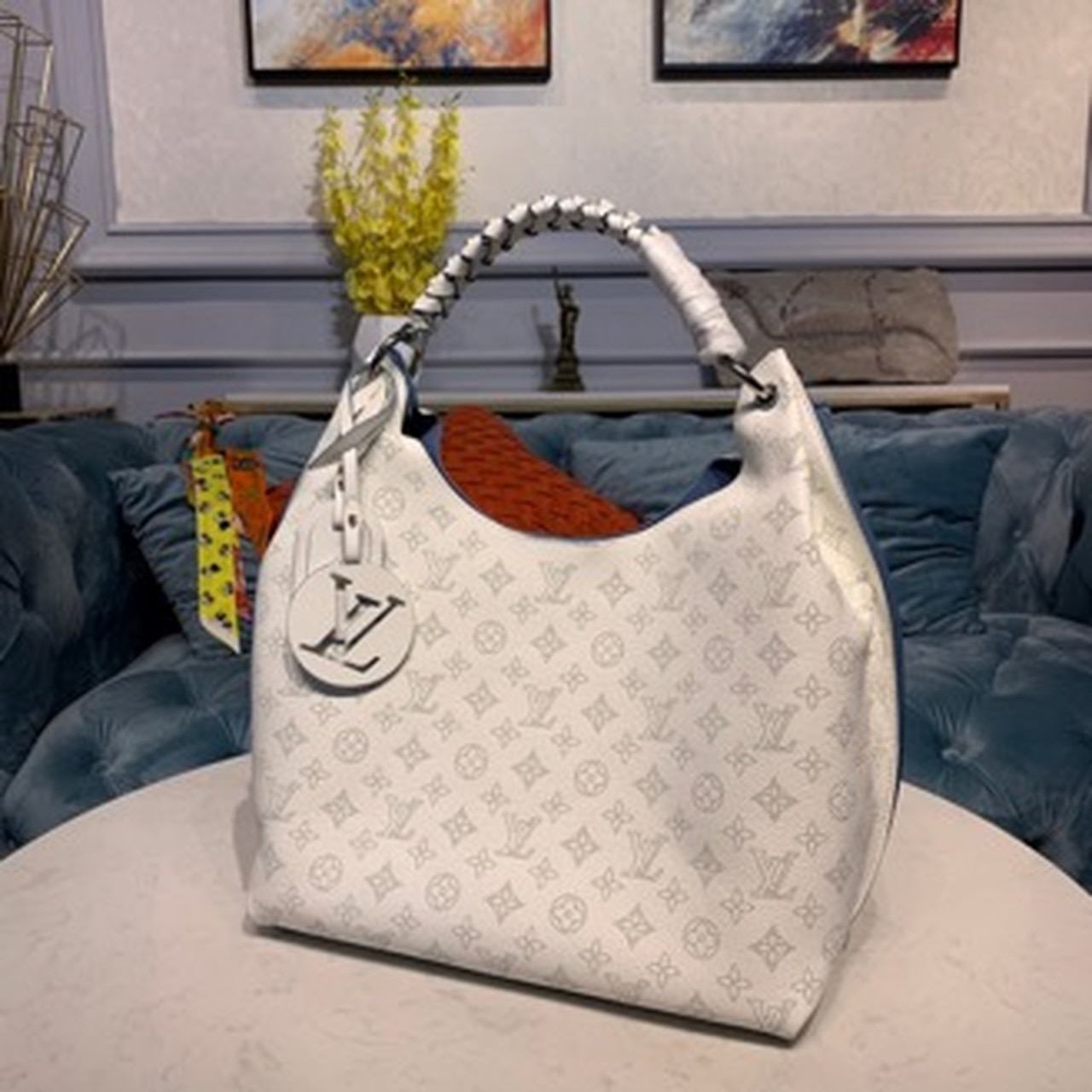 Louis Vuitton Carmel Hobo Bag Ivory For Women. Women-s Handbags. Shoulder Bags 13.8in/40cm LV - Soul Replicas