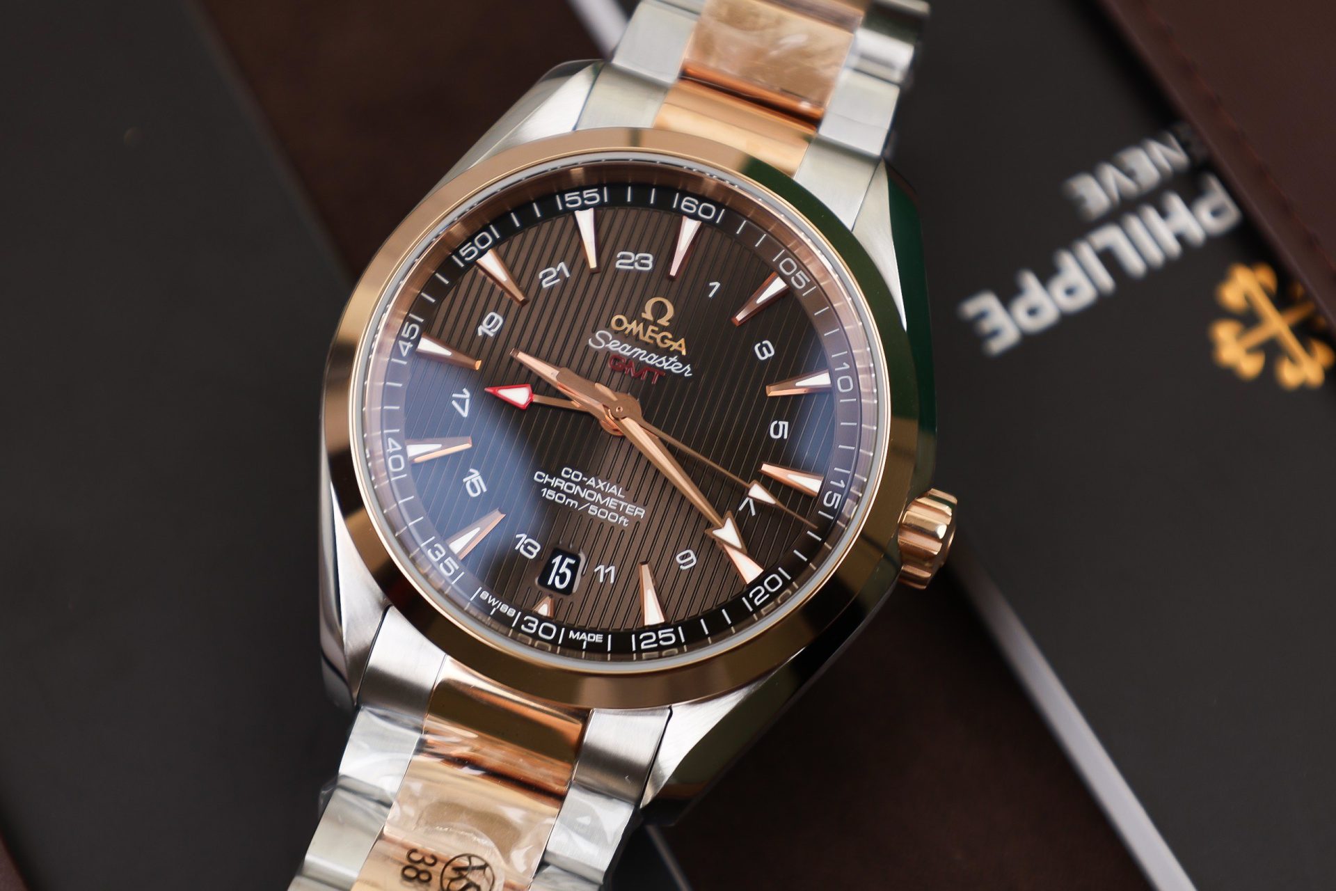 Omega Seamaster GMT Replica Watch Chocolate Dial VSF 41.5mm - Soul Replicas