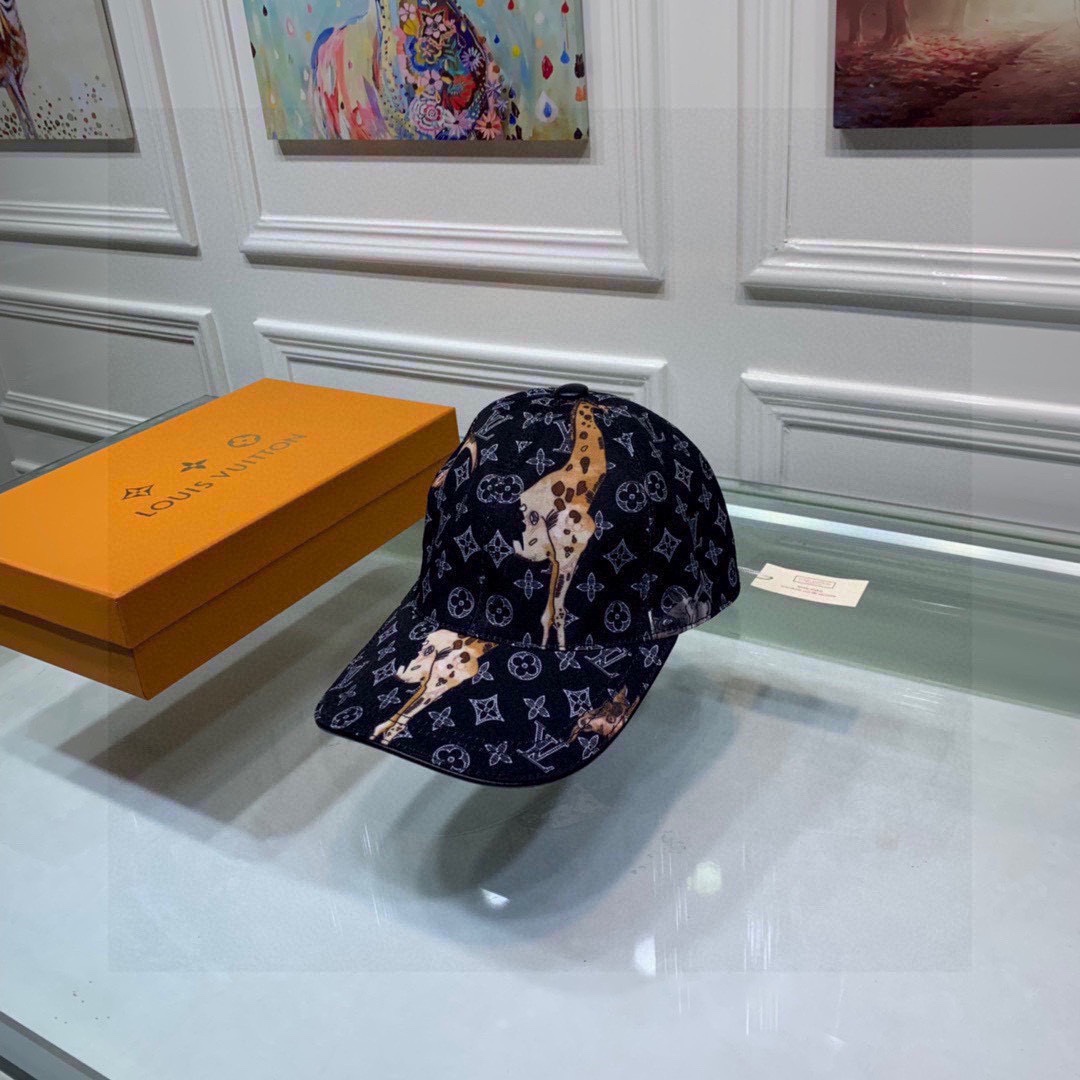 Louis Vuitton Be My Cap Black LV Cap - Soul Replicas