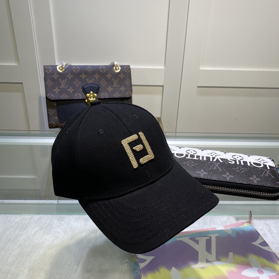 Fendi Baseball Cap Black Fendi Cap - Soul Replicas