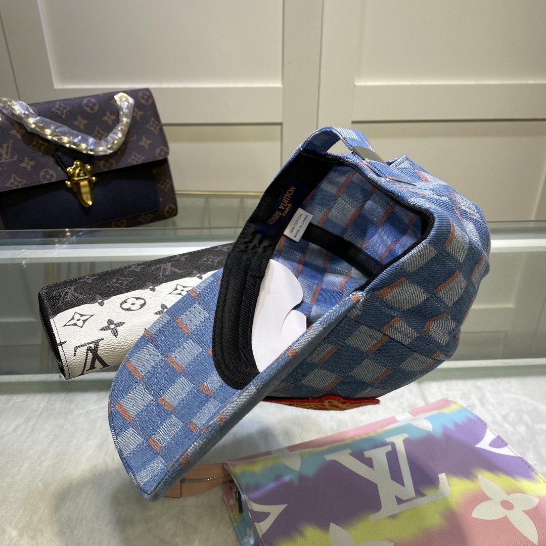 Louis Vuitton Be My Cap In Blue - Soul Replicas