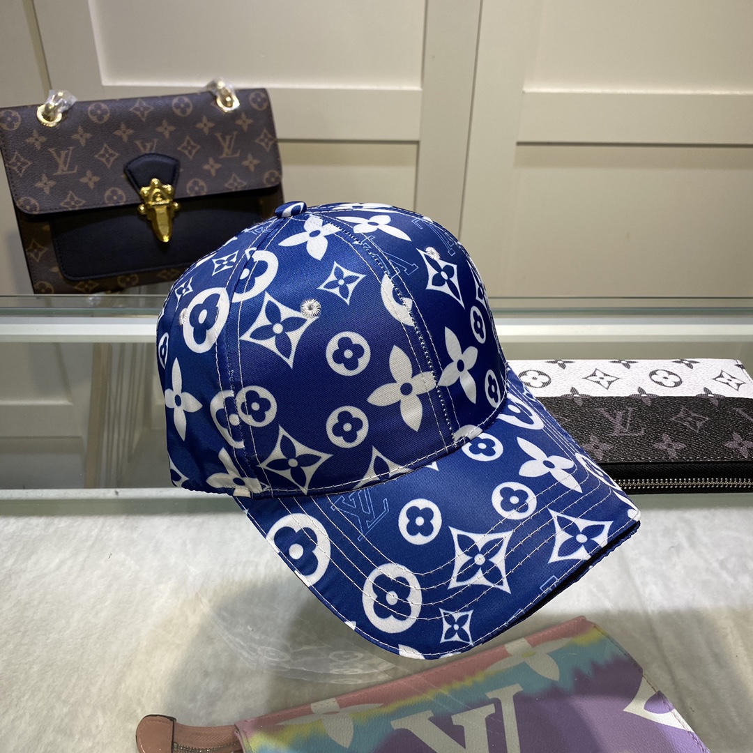 Louis Vuitton Monogram Shadow Cap In Blue - Soul Replicas