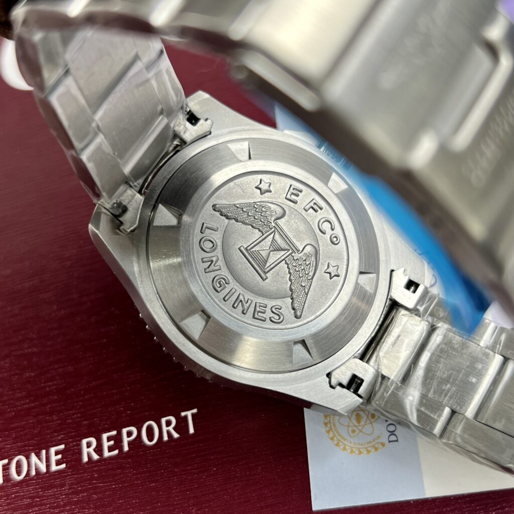 Longines Fake Watches Hydroconquest Black Dial Metal Wire 43mm - Soul Replicas