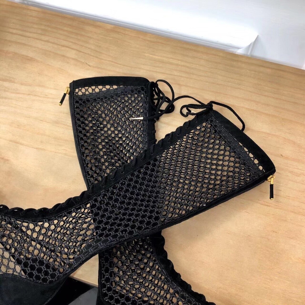 Christian Dior Naughtily-D Knee-High Boots Black For Women CD - Soul Replicas