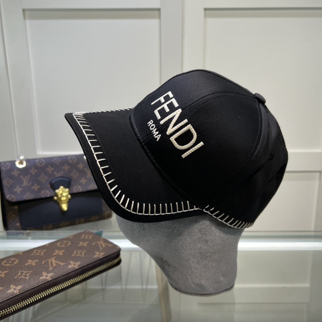 Fendi Baseball Cap Black Fendi Cap - Soul Replicas