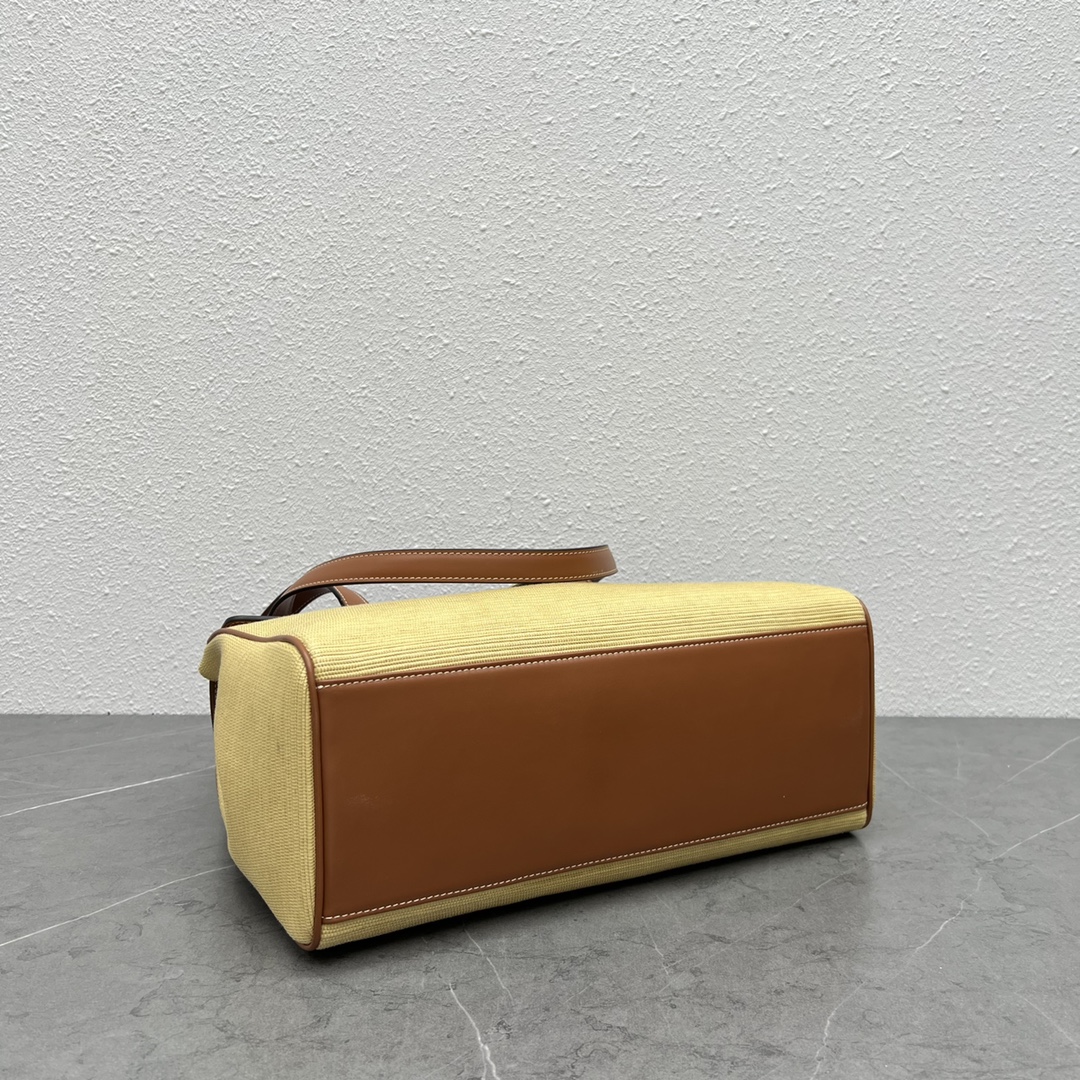 Celine Medium Soft 16 Bag In Textile Natural / Tan For Women 13in/32cm 195542DSH.02NT - Soul Replicas