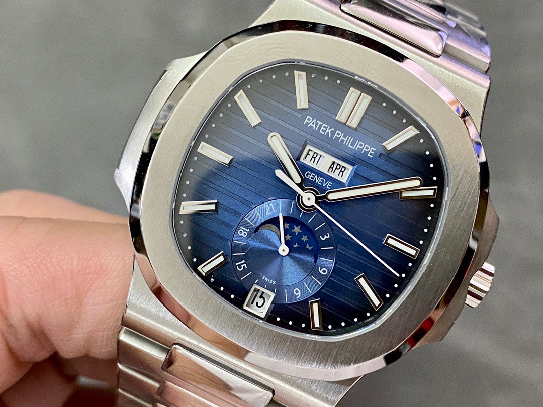 Patek Philippe Replica Watch Nautilus 5726 Blue Dial GR Factory 40.5mm - Soul Replicas