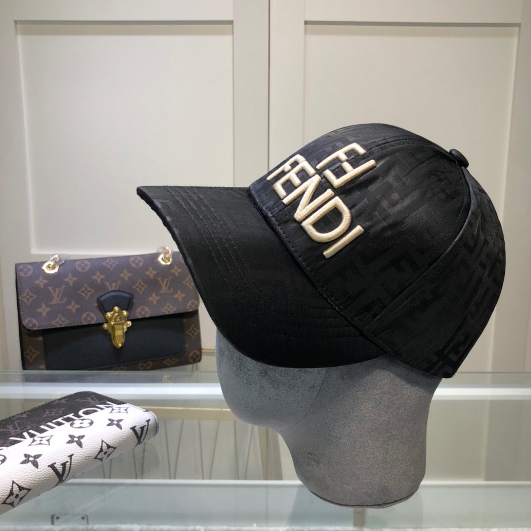 Fendi Baseball Cap Black Fendi Cap - Soul Replicas