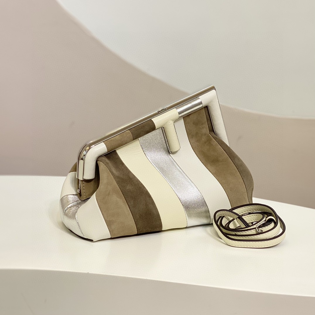 Fendi First Small Multicolour Bag For Woman 26cm/10in 8BP129AJSBF0KQ9 - Soul Replicas