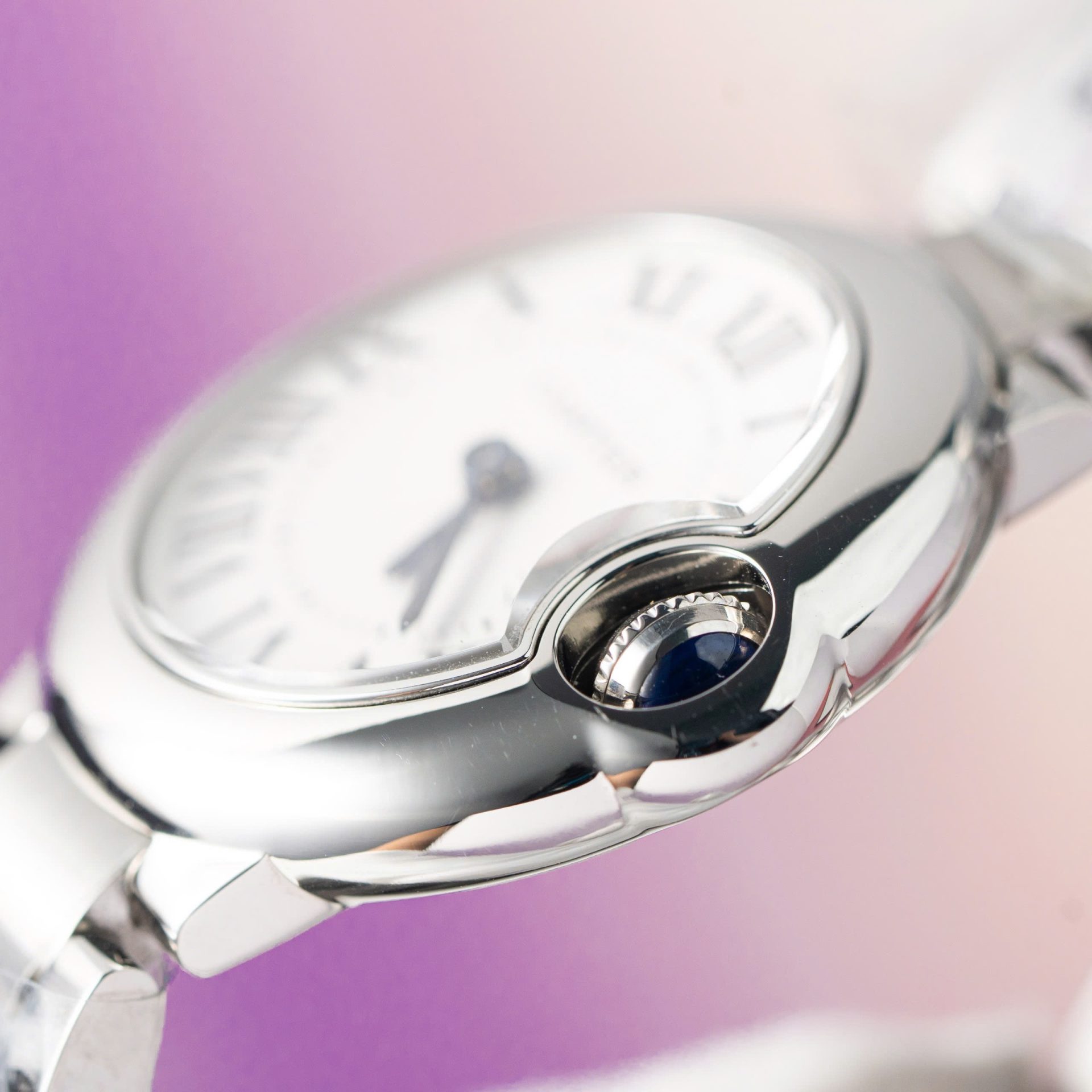 Cartier Ballon Bleu Women-s Replica Watch Swiss Quartz Movement Metal Strap 28mm - Soul Replicas