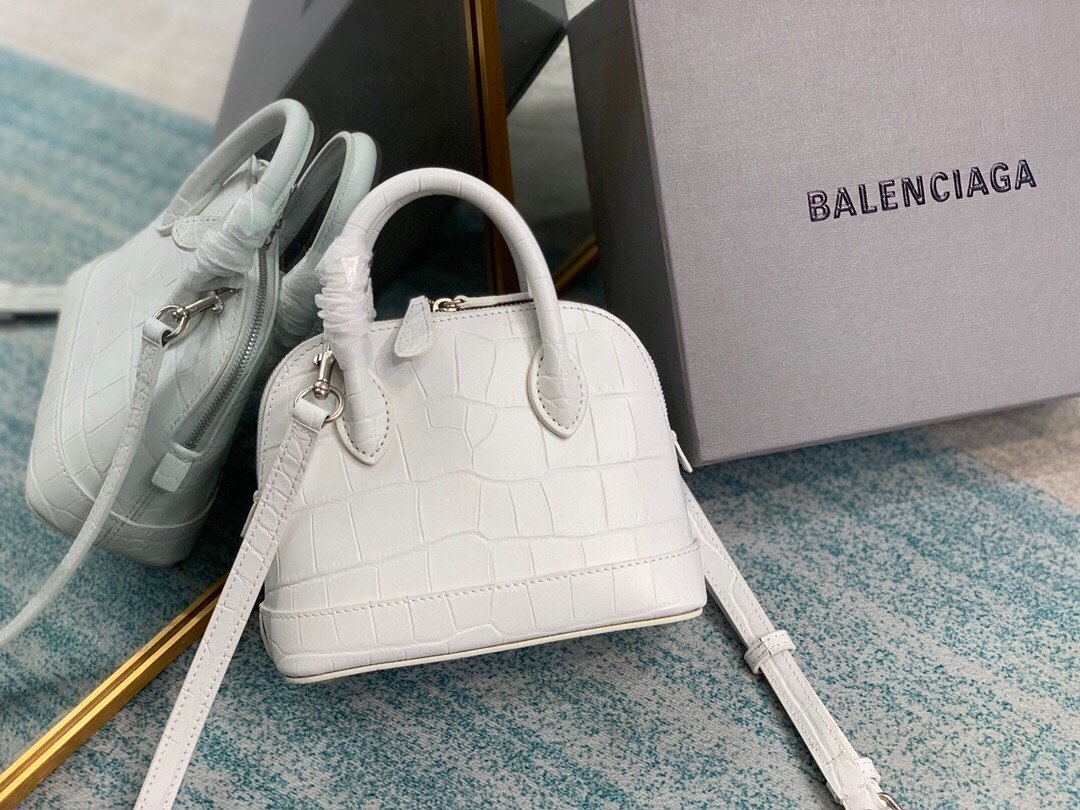 Balenciaga Ville Mini Handbag In White. For Women. Women-s Bags 4.7in/12cm - Soul Replicas