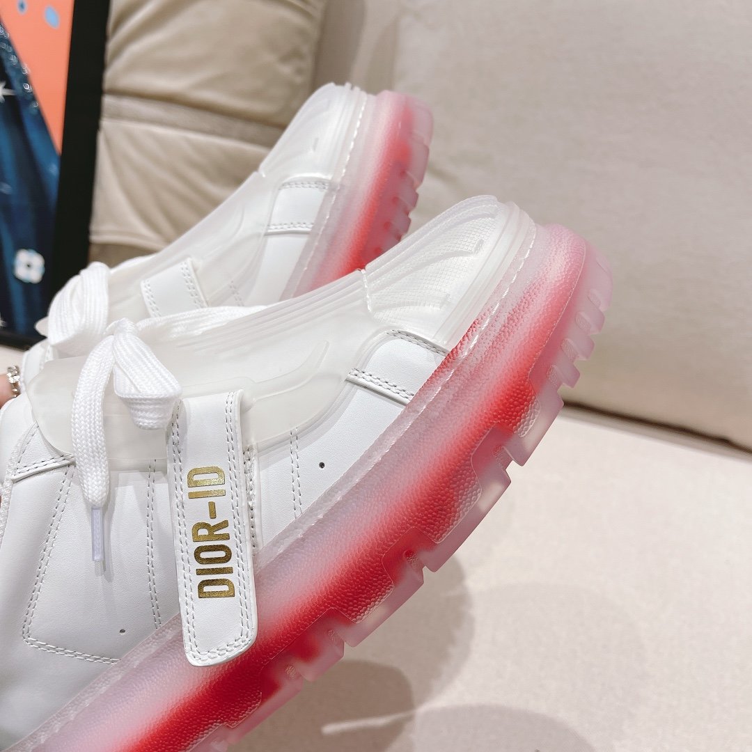 Christian Dior-ID Sneaker Rubber White For Women CD - Soul Replicas