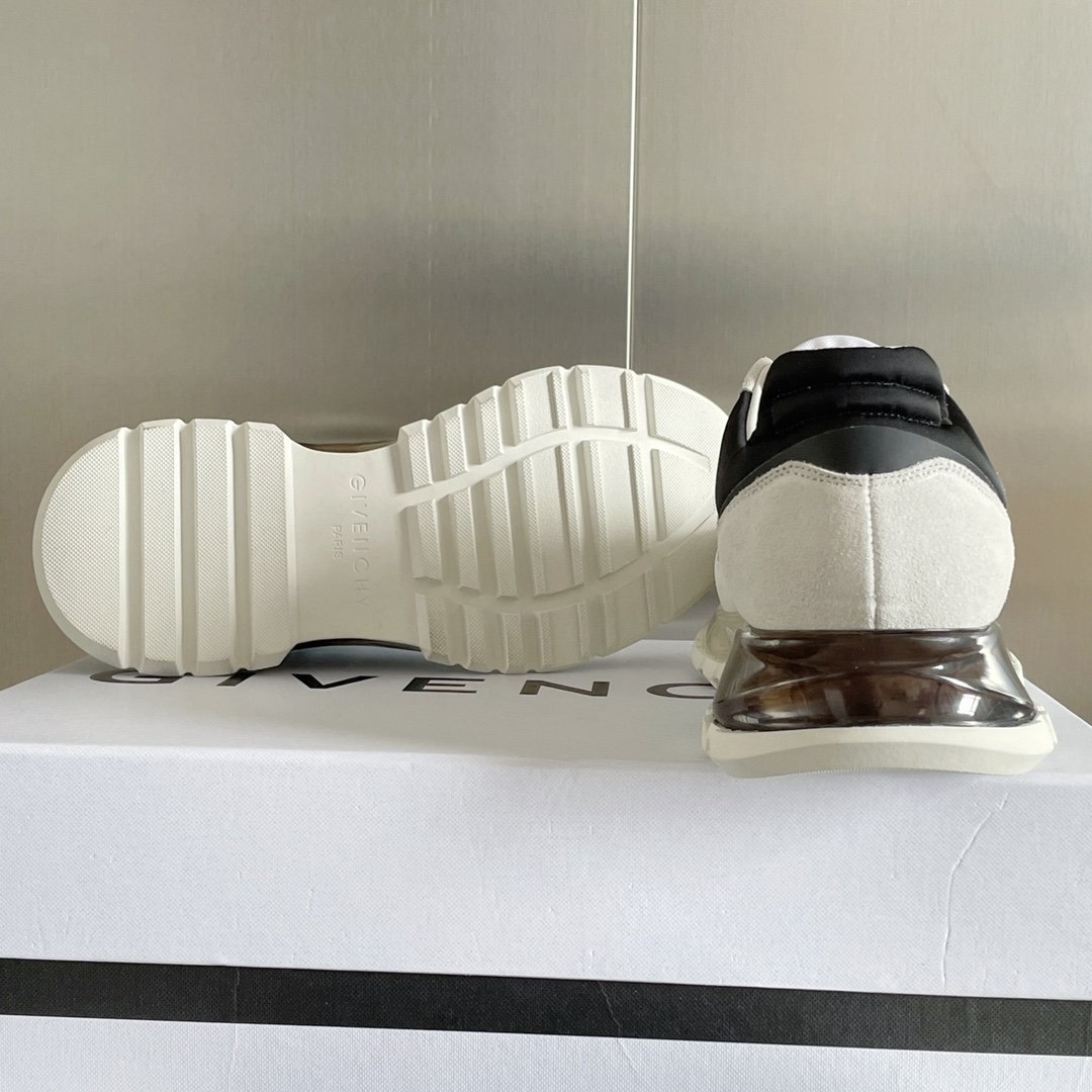 Givenchy Air Cushion Sneakers Black For Men GVC - Soul Replicas