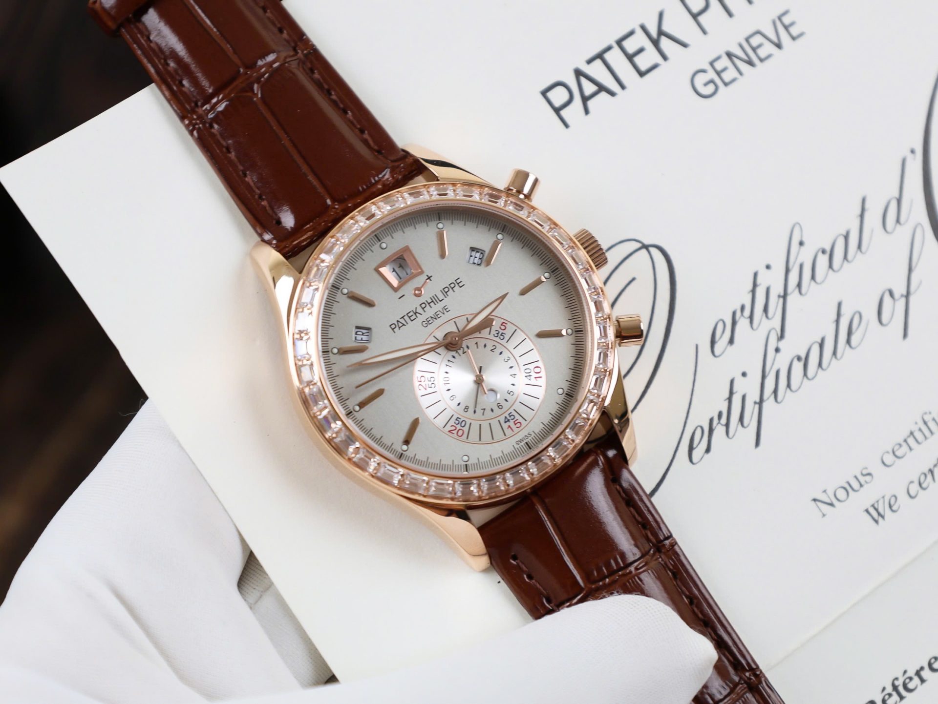 Patek Philippe Replica Watch Complications 5961R Rose Gold TW Factory 40.5mm - Soul Replicas